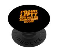 Left Handers Day Left Southpaw Pride Funny August 13 Quote PopSockets Adhesive PopGrip