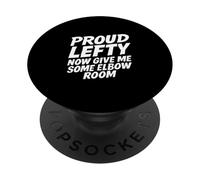 Left Handers Day Left Southpaw Pride Funny August 13 Quote PopSockets Adhesive PopGrip