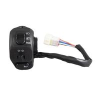 Left Handlebar Switch compatible with Lexmoto Aura 125 E55 LJ125T-18D-E55/Aura 125 Euro 5 LJ125T-18-E5/Aura 300 Euro 5 LJ300T-18-E5, compatible with Longjia LJ300T-18
