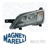 Headlight Black Left from Yr, 2014 Magneti Marelli 1375102080