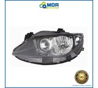Left Headlight Projector 2 Parabolas Black - SX - Seat Ibiza 08->12