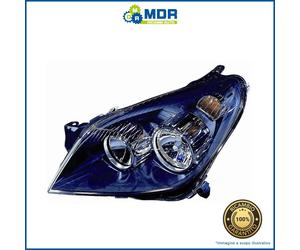 Left Headlight Projector Black Parabola SX - Opel Astra H 04-> No Xenon