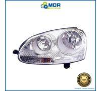 Left Headlight Projector Chrome - for Volkswagen Golf V 03->08