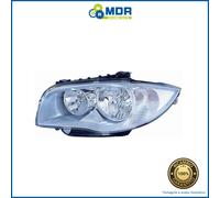 Left Headlight Projector Chrome Parabola - Right - BMW Series 1 2004->2007