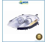 Left Headlight Projector Chrome Parabola - SX - for Fiat Bravo 07->