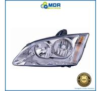 Left Headlight Projector Chrome Parabola - SX - for Ford Focus 2005->2007