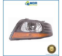 Left Headlight Projector Dark Gray Parabola - Left - Chevrolet Kalos 2002