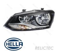 HELLA Halogen-Headlight - left - for e.g. VW (NON UK, RH traffic) 1EE247051-011