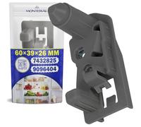 Left Hinge Support for Fridge and Freezer Door with Original Code 7432825 9096404 for Liebherr - Warranty 10 Years - MONTERAL