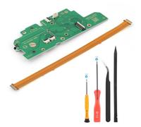 Left L Side Motherboard for Nintendo Switch Lite L Button Ribbon Cable Replacement PCB Board HDH-SAKYO-01 with Repair Tools