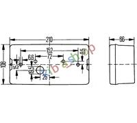 LEFT LEFT REAR LAMP L P21W/R10W 12/24V WITH INDICATOR WITH FOG LIGHT WITH STOP