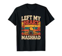 Left My Heart Mashhad Retro Travel Souvenir T-Shirt