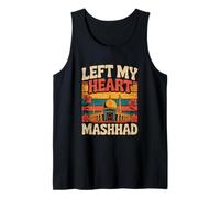 Left My Heart Mashhad Retro Travel Souvenir Tank Top