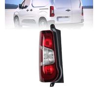 Left N/S Passenger Side Halogen Rear Tail Light Lens W/O Bulbs For Citroen Berlingo Peugeot Partner Vauxhall Combo Toyota Proace City 2018+ Back Lamp 9819235880 UK