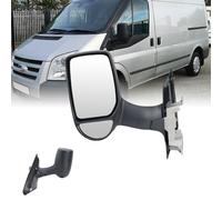 Left N/S Passenger Side Textured Black Long Arm Door Wing Mirror Assembly For Ford Transit MK6 MK7 Van 2000-2014 Manual UK