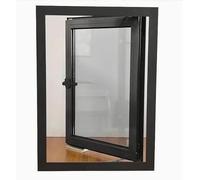 Left-Opening Sliding Window with Locking Handle,Flush Mount Casement Window,Tempered Glass Window for Bathroom Playhouse Barns(50x80cm/19.69x31.5'')