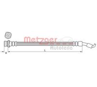 METZGER 4111440 Brake hose
