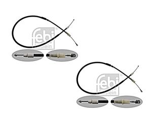 Left Rear Right Parking Brake Cable FEBI x2 pcs Fits MERCEDES VW 906 9064206885