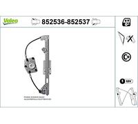 Left Rear Window Regulator VALEO Fits SKODA Fabia I Praktik 99-08 6Y0839461