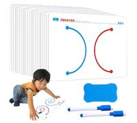 Left & Right Brain Development Card For Parent-Child Interaction,10-pieces Brain Training Memory Card Game,whole Thinking Training, Concentration, Attention Fine Motor Skills Improvement Teaching Aids