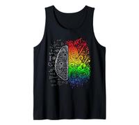 Left Right Brain Psychology Neuroscience Brain Anatomy Tank Top