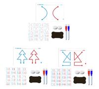 Left Right Brain Training Flash Cards, Brain Training Range Cards for Parent-Child Interaction Hand-Brain Coordination, ognitive Development Toy Improves Fine Motor Skill & Bilateral Growth