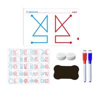 Left Right Brain Training Flash Cards, Brain Training Range Cards for Parent-Child Interaction Hand-Brain Coordination, ognitive Development Toy Improves Fine Motor Skill & Bilateral Growth