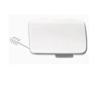 Left Right Bumper Trailer Cap Rear Bar Towing Hitch Tow Hole Cover For Q3 2013 2014 2015 8U0807441A 8U0807442A Car Tow Hook Cover(13-15 White Left)