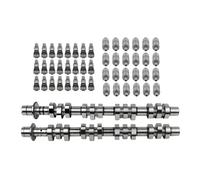 Left+Right Camshaft&24*Hydraulic Tappet&24*Rocker Arm Compatible For Ford F150 F250 F350 Explorer 5.4L 4.6L 3V 5L1Z6250AA 3L3Z6564BA