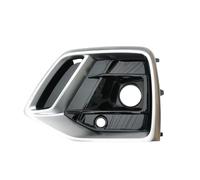 Left Right Car Front Bumper Fog Light Grille Glossy Black Fog Lamp Grill Cover With ACC Hole For Q5 2021 2022 80G807681682 CRRYUQWWM(Silver Left)