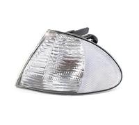 Left Right Corner Lights Turn Signals Front Turn Signal Lamp For BMW E46 3 Series Sedan 1998-2001 No Bulbs White Lens Wing Mirror Indicator Light(Right)