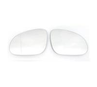 Left Right Door Side Heated Wing Mirror Glass Rearview Rearview Plate For Vw For Golf 5 Mk5 2003-2008 For Jetta For Passat B6 2006-2009 CRRYUQWWM(1 right and 1 Left)