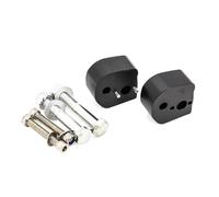 Left&Right Front Handle Bars Motorcycle Handle Bar Risers For YA&MAHA FJR1300 FJR 1300 2006-2020 Handlebar Riser Clamp Mount Adapter Kit Handlebar Rising(Black)