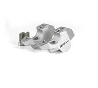 Left&Right Front Handle Bars Motorcycle Handlebar Riser Clamp For HO&NDA X-ADV XADV 750 ADV150 ADV160 ADV350 ADV 150 160 350 2017- Handle Bar Riser Mount Adapter Handlebar Rising(Silver 2)