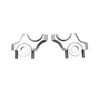 Left&Right Front Handle Bars Motorcycle Handlebar Riser For YA&MAHA MT09 FZ-09 FZ09 XSR900 2012-2018 2017 Handle Bar Risers Clamps Mount Adapter Handlebar Rising(Silver)