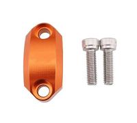 Left&Right Front Handle Bars Motorcycle Handlebar Risers For YA&MAHA MT-10/FZ-10 MT 125 MT-15 XJR 1300 Handle Bar Riser Clamp Mount Adapter Kit Handlebar Rising(Orange)