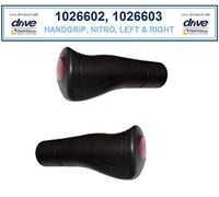 Left & Right Hand Grips for Drive Nitro Rollator, Model 10266 - 1 Pair