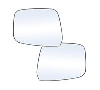 Left & Right Hand Side Wing Mirror Glass Heated Convex for Nissan For Navara D40 For Pathfinder R51 2005-2013 Rearview Mirror Lenses(Pair)