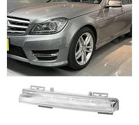 Left Right LED Daytime Running Lights DRL Fog Lamp Compatible with Mercedes C E SLK Class W204 S204 C180 C200 C220 C250 C300 C320 2007-2014 (Left)