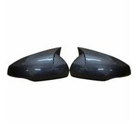 Left Right Outside Wing Mirror Casing Cap For VW For Polo Mk6 AW For GTI 2018-2021 Rear View Mirror Cover Car Caps Shell Trim Carbon Fiber Look Exterior(Carbon Look)