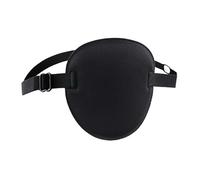 Left Right Pirate Eye Patch Black 3D Adjustable Eyepatch Reusable Single
