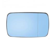 Left Right Rear View Lens Split Mirror Heated Glass Blue Rearview For BMW E46 1999-2005 Sedan 51168250438 Fittings(1pc Right)