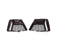 Left Right Side Car Front Fog Light Cover Grille Grill Gray Lamp Cover Compatible for BMW 3 Series G20 G21 2019 2020 2021(Glossy Black)