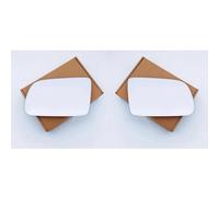 Left Right Side Heated Blind Spot Warning Rear Mirror Glass No Bulb Automotive Accessories For Lincoln MKT 2010-2016 Fittings(A pair only Heated)