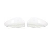 Left Right Side Mirror Cover For VW For Golf 6 MK6 GTI R20 For T&ouran 2011 2012 2013 2014 2015 Rearview Mirror Cap Car Accessories(White)