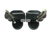 Left Right Walking Wheel Motor Assembly, Compatible for Ilife, V2 V50 V55 V3s Pro V5s V5sPro V5sPlus Robotic Vacuum Cleaner Parts Traveling Wheel Replacement(L+R)