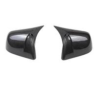 Left & Right Wing Mirror Casing Cap For Tesla For Model Y 3 Exterior Rearview Side Mirror Housing Shell Cap Carbon Pattern Gloss Black Side Door Mirror Cover(M3 Carbon)