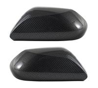 Left & Right Wing Mirror Casing Cap For Toyota Camry 2018-2024 Carbon Plastic Rearview Mirror Housing Protective Shell 87945-06130-A1 87945-06130-A0(A Pair)