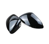 Left & Right Wing Mirror Casing Cap For VW For Golf 8 MK8 2020 Mirror Cover Rear View Side Mirror Cap Housing Change Side Assist Blind Spot Assist Black