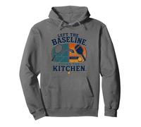 Left The Baseline Found The Kitchen Pickleball Tennis Pullover Hoodie